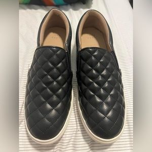Black Quilted Dress Shoes